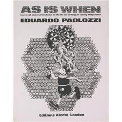 Paolozzi As is When Lithograph