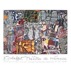 1977 Dubuffet Theatre De Memoire Serigraph