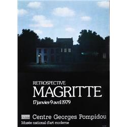 Magritte Centre Georges Pompidou 1979 Poster