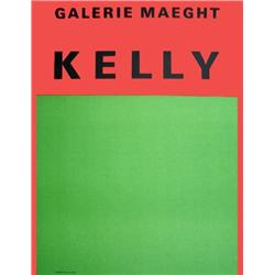 Kelly Orange Et Vert Lithograph