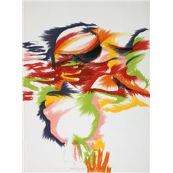 Signed 1980 Marisol Budding Lithograph