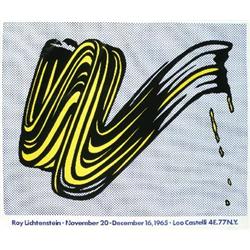 1965 Lichtenstein Brushstrokes Serigraph