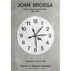 1988 Brossa Galeria La Maquina Espanola Litho