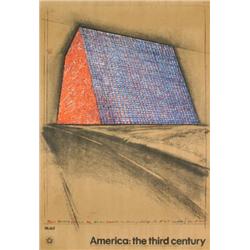 1974 Christo America on Paper Poster