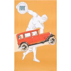 Fiat-Discobole Poster