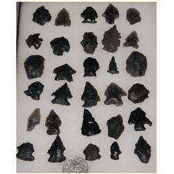 OBSIDIAN ARROW HEADS