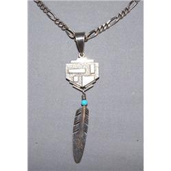 NAVAJO STERLING SILVER PENDANT