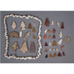 ARROW HEADS AND NECKLACE