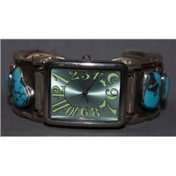 NAVAJO STERLING WATCHBAND
