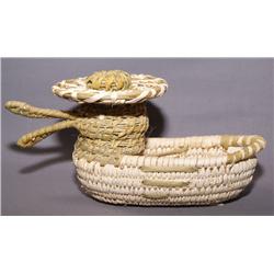 PAPAGO BASKETRY FIGURE