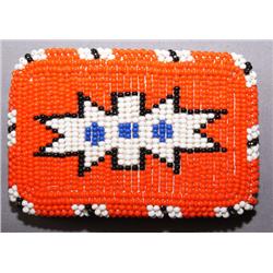 BEADED BELT BUCKLE