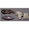Image 1 : 3 ZUNI FETISHES