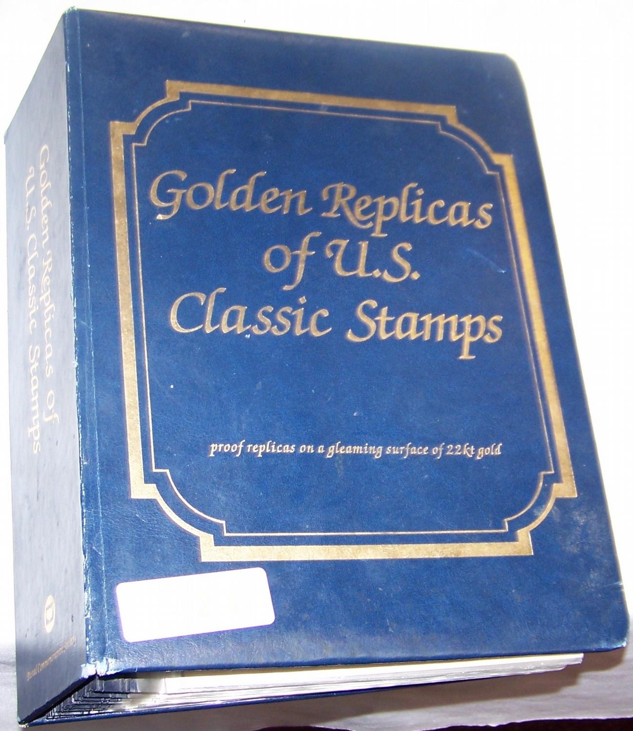 Golden Replicas of US Classic Stamps.