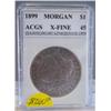 Image 1 : Key Date 1889 P Mint Morgan Dollar EF-45