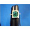 Image 1 : 14K YELLOW GOLD RING EMERALD/DIAMOND GLA$16,793.0
