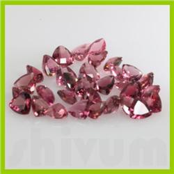 Natural Pink TourmalineTrillion Cut 6x6mm 32 pcs per lot 21.02ctw @60 USD/ct