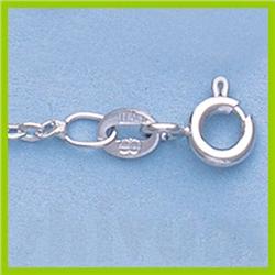 Genuine 16" 14kt Italian Gold-Yellow or White 1.6mm, D/C Circle Link Chain Gauge:035, 2.4gr