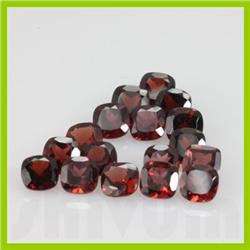 Natural Red Garnet Square Cushion Cut AAA 5x5mm 37 pcs per lot 25.12ctw @ 5USD/ct