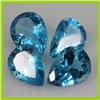 Image 1 : Natural Blue Topaz Pear Cut 5x10mm 72.3ctw @2.5 USD/ct