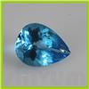 Image 2 : Natural Blue Topaz Pear Cut 5x10mm 72.3ctw @2.5 USD/ct