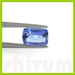 Genuine Natural 4.35 ctw Tanzanite Cushion Cut AAA 8x10mm