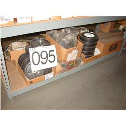STENS STEEL WHEELS, CASTER YOKES, INNER TUBES (11X)