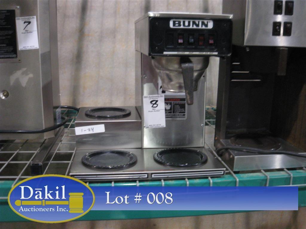 BUNN 3 BURNER COFFEE MAKER