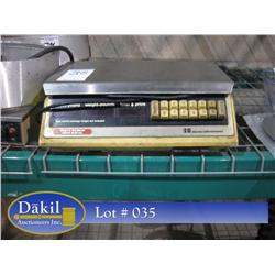 ELECTRONIC SCALES INTERNATIONAL PRICE SCALE