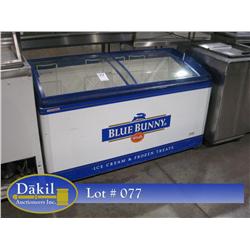 SLIDING DOOR REACH IN FREEZER