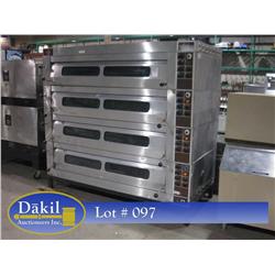 BAKER'S AID ULTRA QUADRUPLE STACK SLIDE IN PIZZA OVEN (X4)