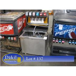 6 HEAD DROP IN SODA & WATER DISPENSER WITH ICE BIN