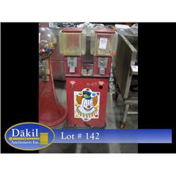 2 HEAD GUMBALL DISPENSER