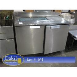 2 DR COUNTER TOP S/S REACH IN REFRIGERATOR
