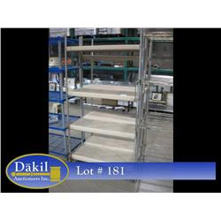 36"X15" METAL SHELVES (X2)