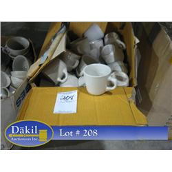 BOX OF COFFEE CUPS