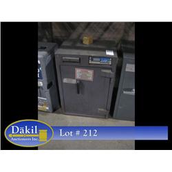 ELECTRONIC SAFE W NIGHT DROP BOX, NO COMBINATION