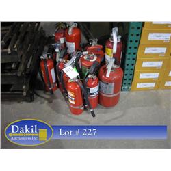 FIRE EXTINGUISHERS (X13)