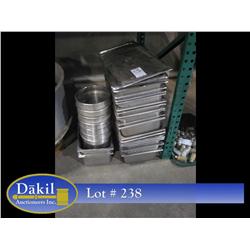 MISC PANS, LIDS, ROUNDS (X33)