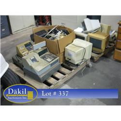 MISC MONITORS & ELECTRONICS (X3)