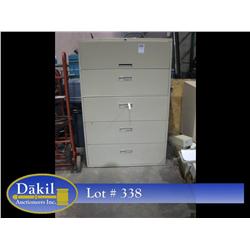 5 DRAWER LATERAL FILE