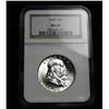 Image 1 : NGC 1958-p Franklin Half Dollar grades Choice Uncirculated ms64