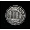 Image 3 : RARE  DDO Variety, 1866 Three Cent Nickel 3c grades Select Uncirculated ms63