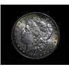 Image 1 : 1884-p Morgan Dollar $1 Grades Choice Uncirculated ms64 rainbow toned reverse