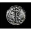 Image 1 : 1936-p Walking Liberty 50c Grades Almost Uncirculated au55