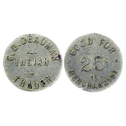 Nazlini,AZ - C.D. Deadman Token : 25c -