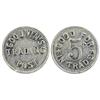 Image 1 : Tempe,AZ - Maricopa County - Goodwin's Trading Post Token : 5 c -