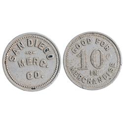 Bernalillo,NM - Sandoval County - San Diego Merc. Co. Token :