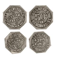 Gallup,NM - McKinley County - Chas. McKittrick Tokens :