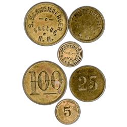 Gallup,NM - McKinley County - S. Schwemberger Tokens :