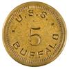 Image 1 : 1898-1922 - U.S.S. BUFFALO Naval Token :